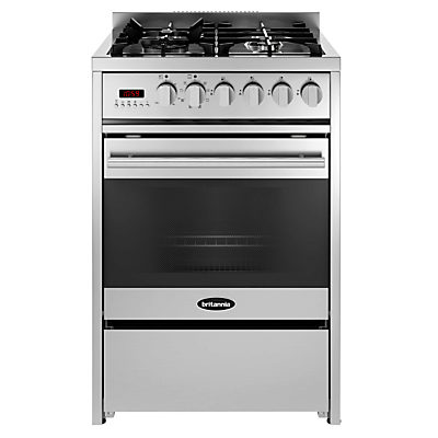 Britannia RC-6SG-DE-S Delphi Professional Dual Fuel Range Cooker, Stainless Steel Britannia RC-6SG-DE-S Delphi Professional Dual Fuel Range Cooker, Stainless Steel